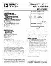 DataSheet AD7922 pdf